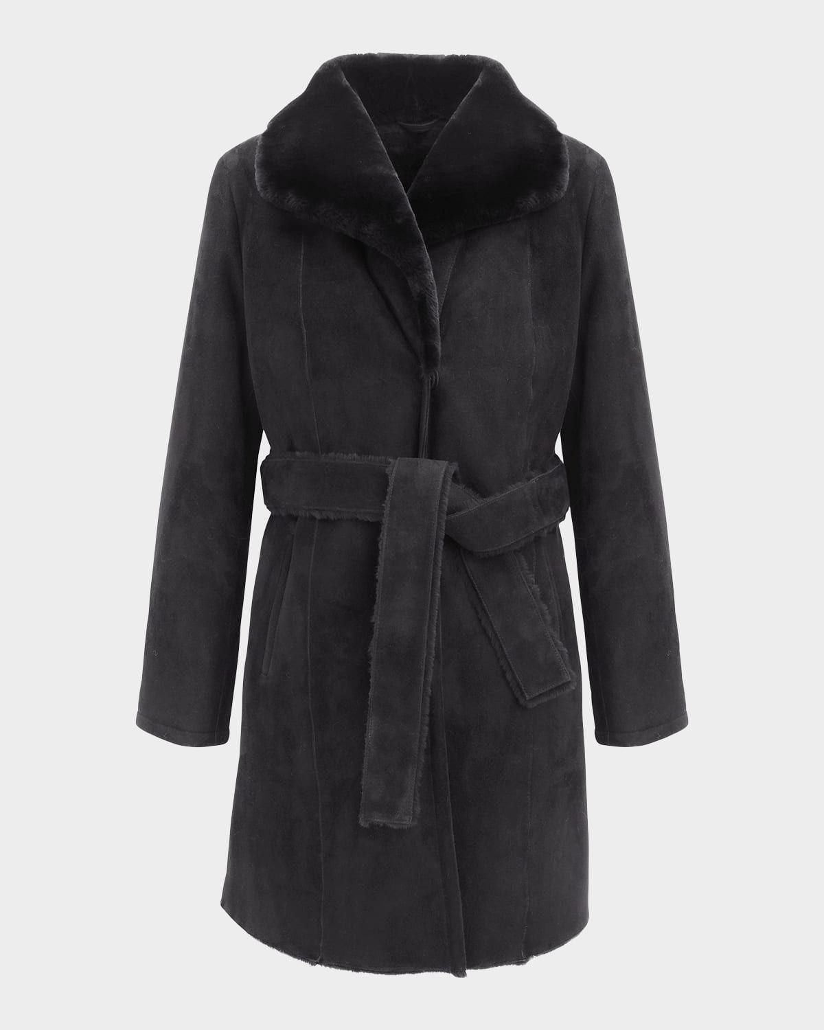 Merino Shearling Lamb Stroller With Belt