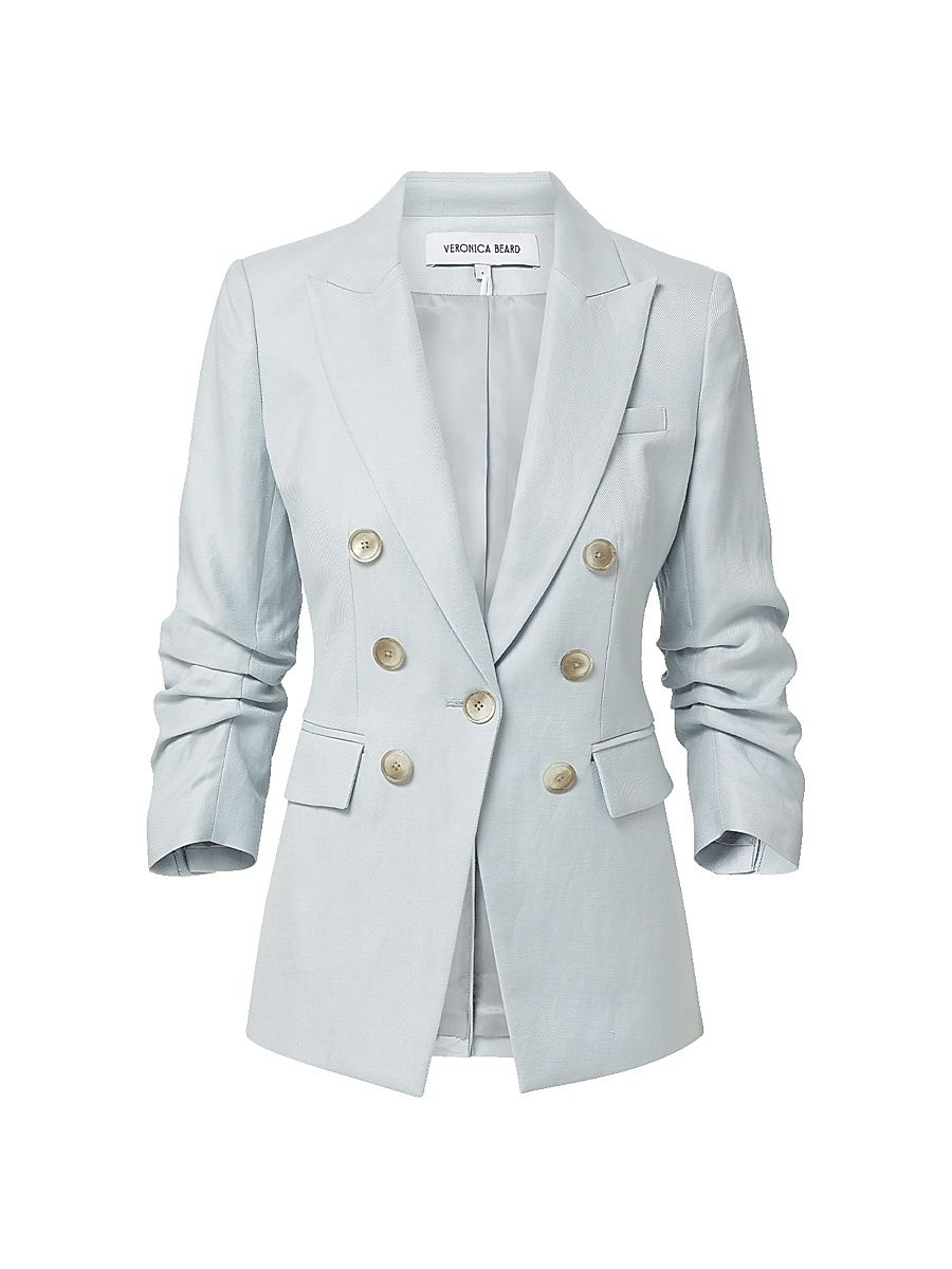 Women's Tomi Cotton-Blend Dickey Jacket - River Mist - Size 16