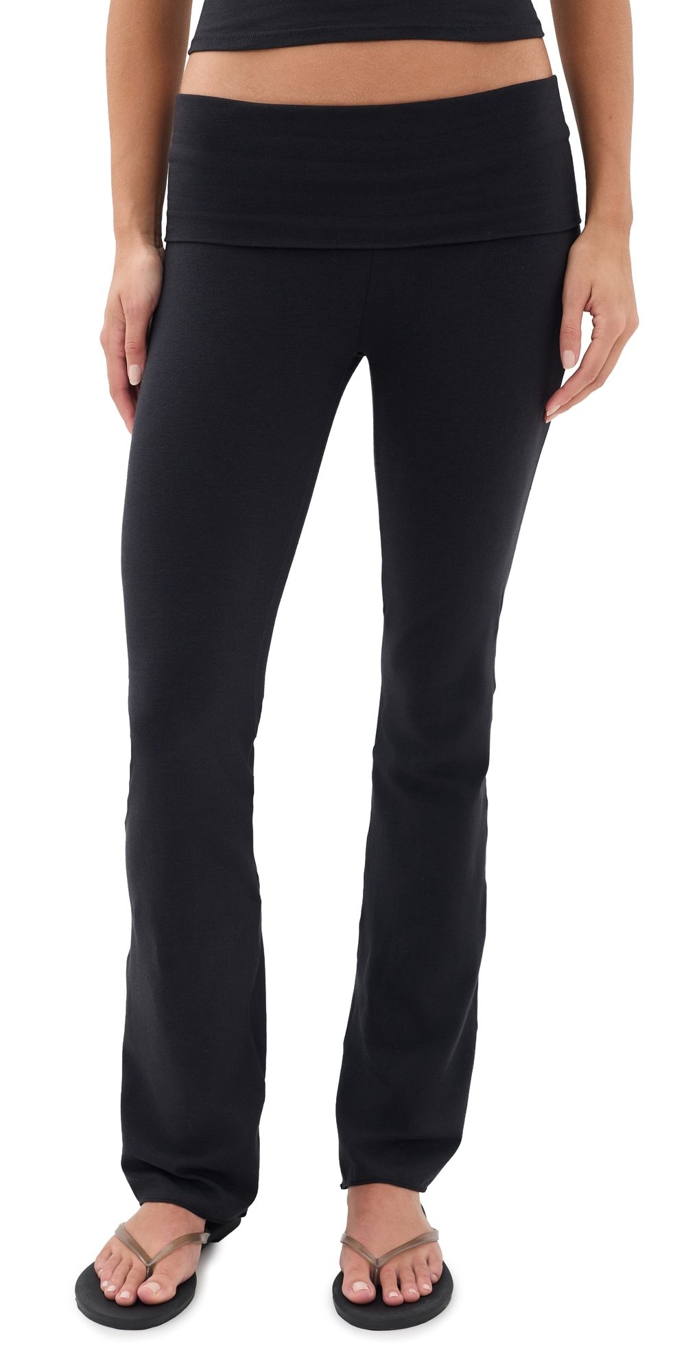 SKIMS Jersey Fold Over Pants Soot XL