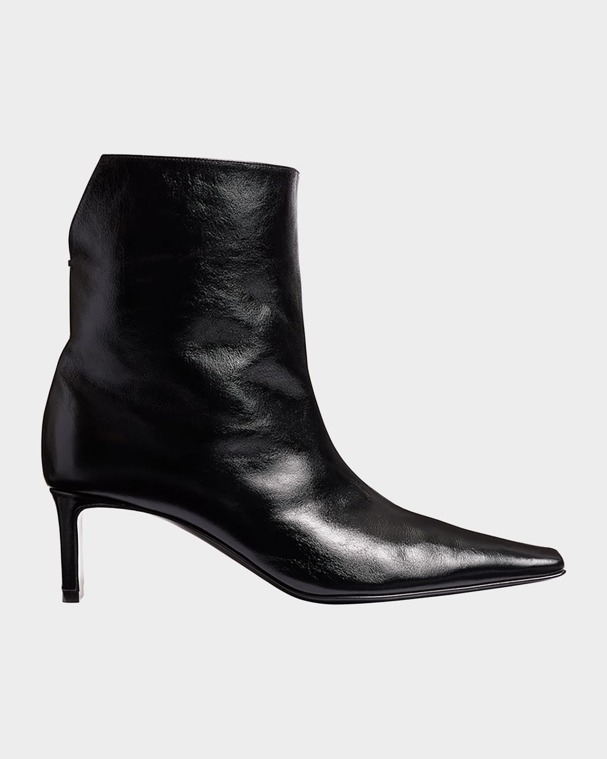 Ona Leather Stiletto Ankle Boots