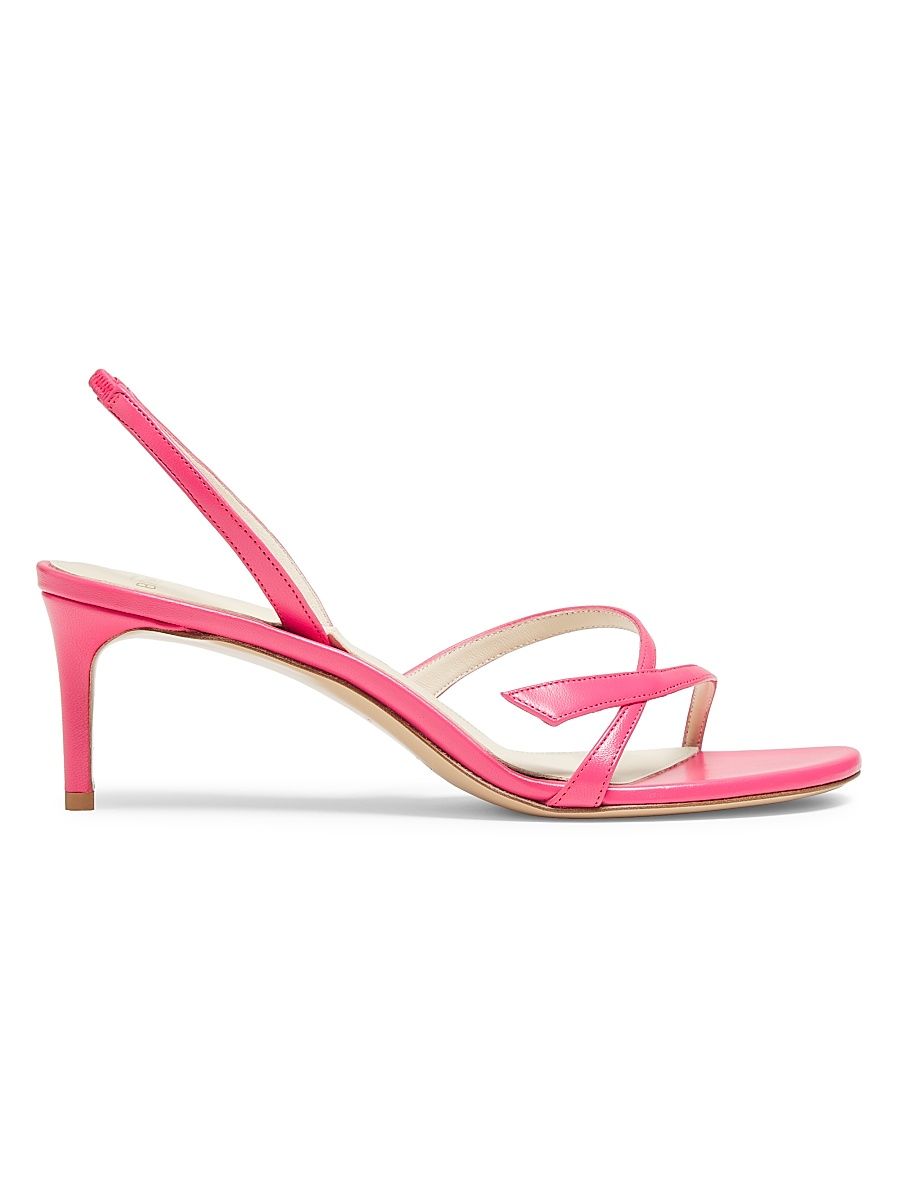 Women's Tita 60MM Leather Slingback Sandals - Amazonica - Size 9