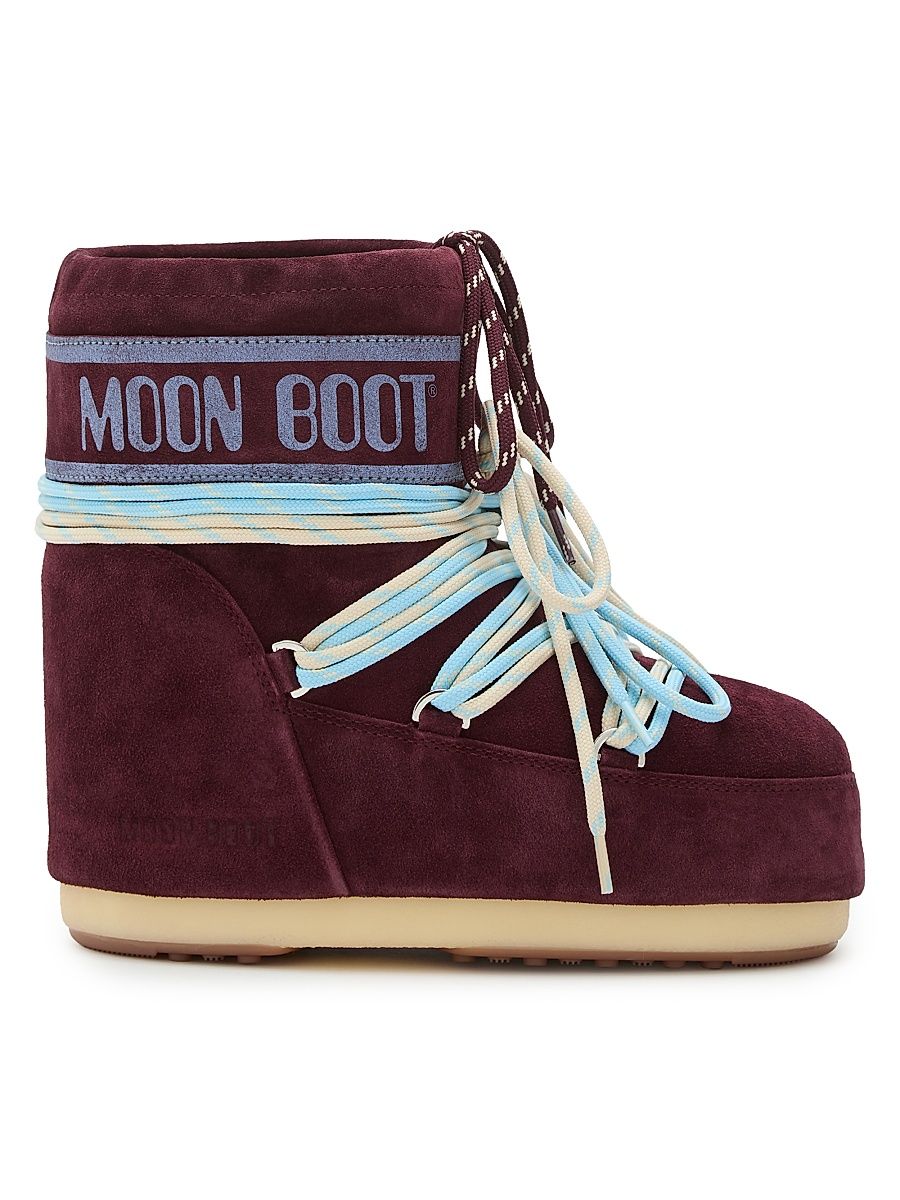 Women's Icon Low Suede Boots - Burgundy - Size 8