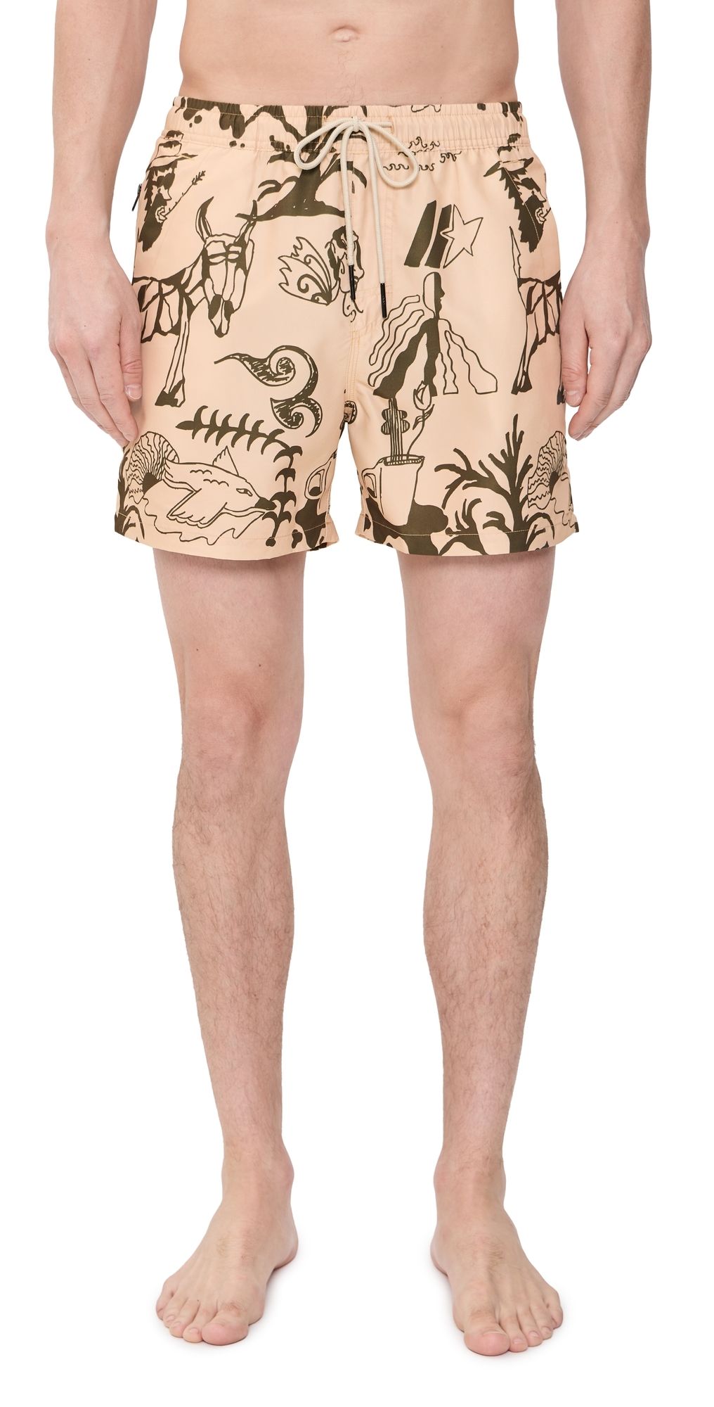 OAS Poplan Swim Shorts Beige M