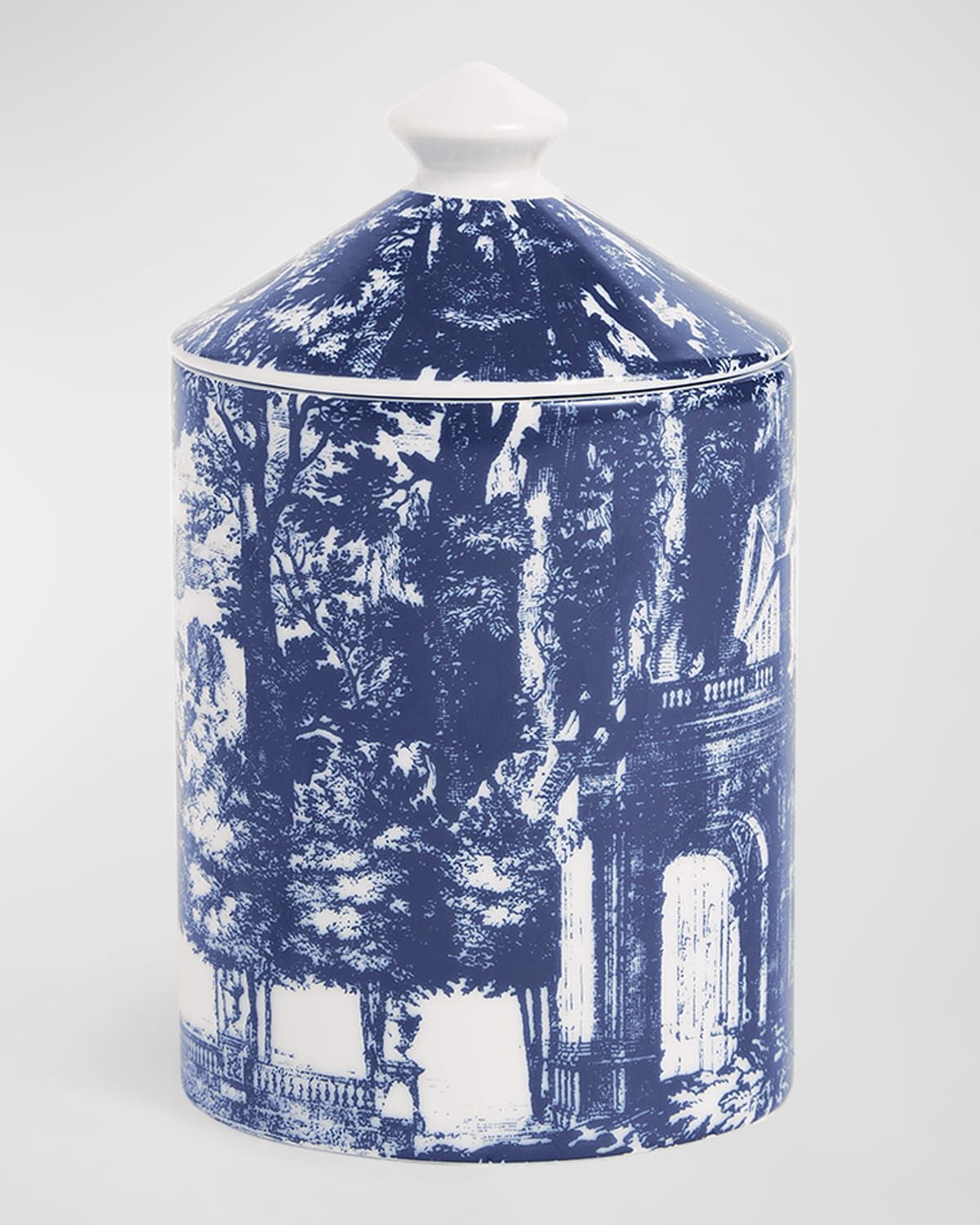 Scented Candle Small Blue & White/ Giardino Settecentesco