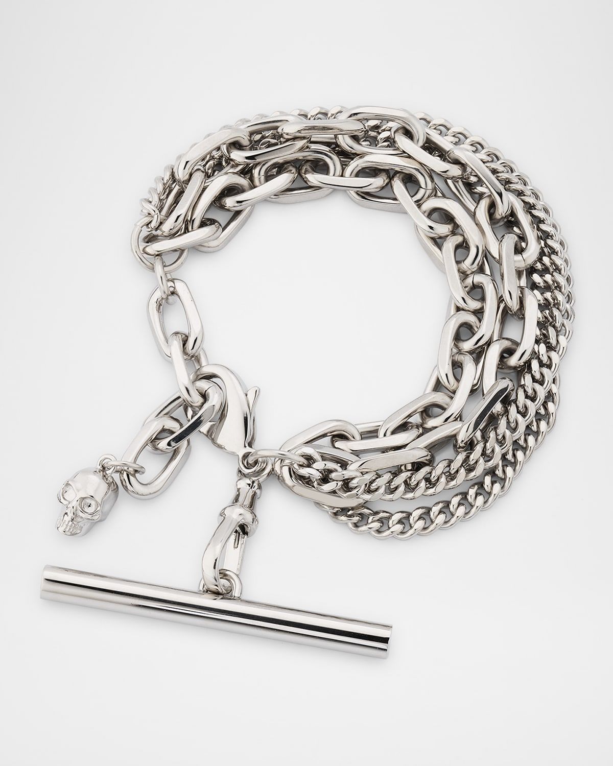 Men & apos;s Sling Chain Bracelet in Palladium