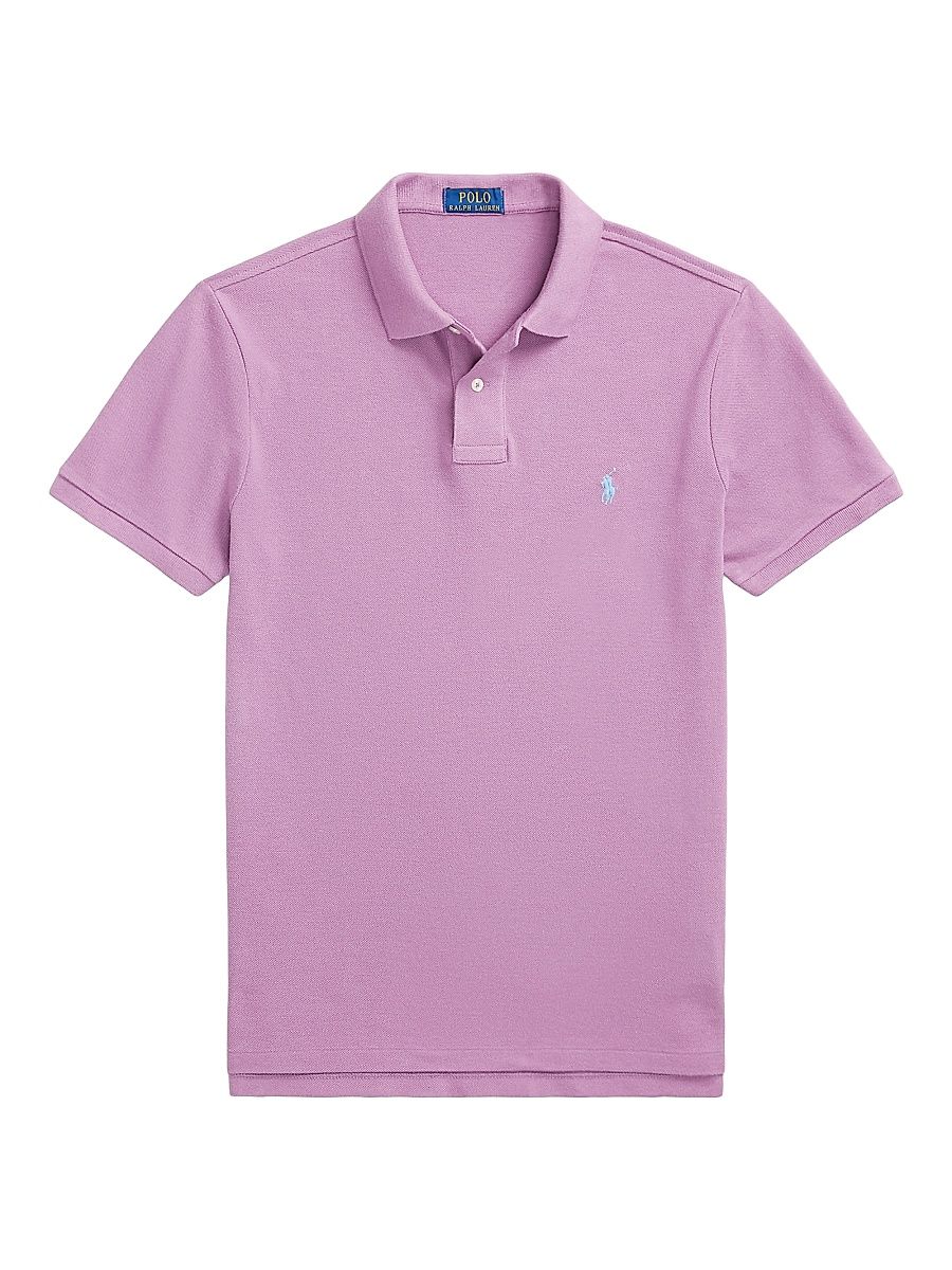Men's Classic-Fit Mesh Polo Shirt - Tea Rose - Size XXL