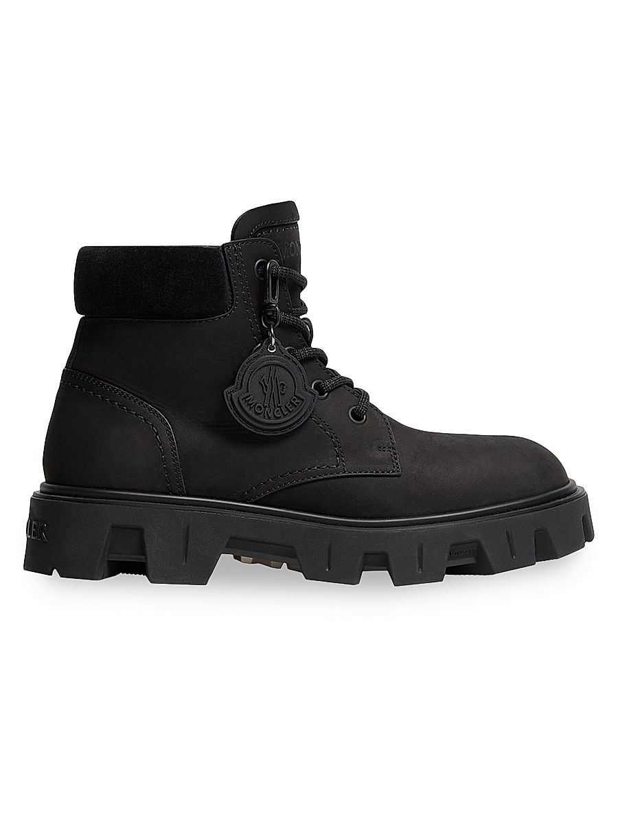 Men's Peak City Boots in Nubuck and Suede - Black - Size 12