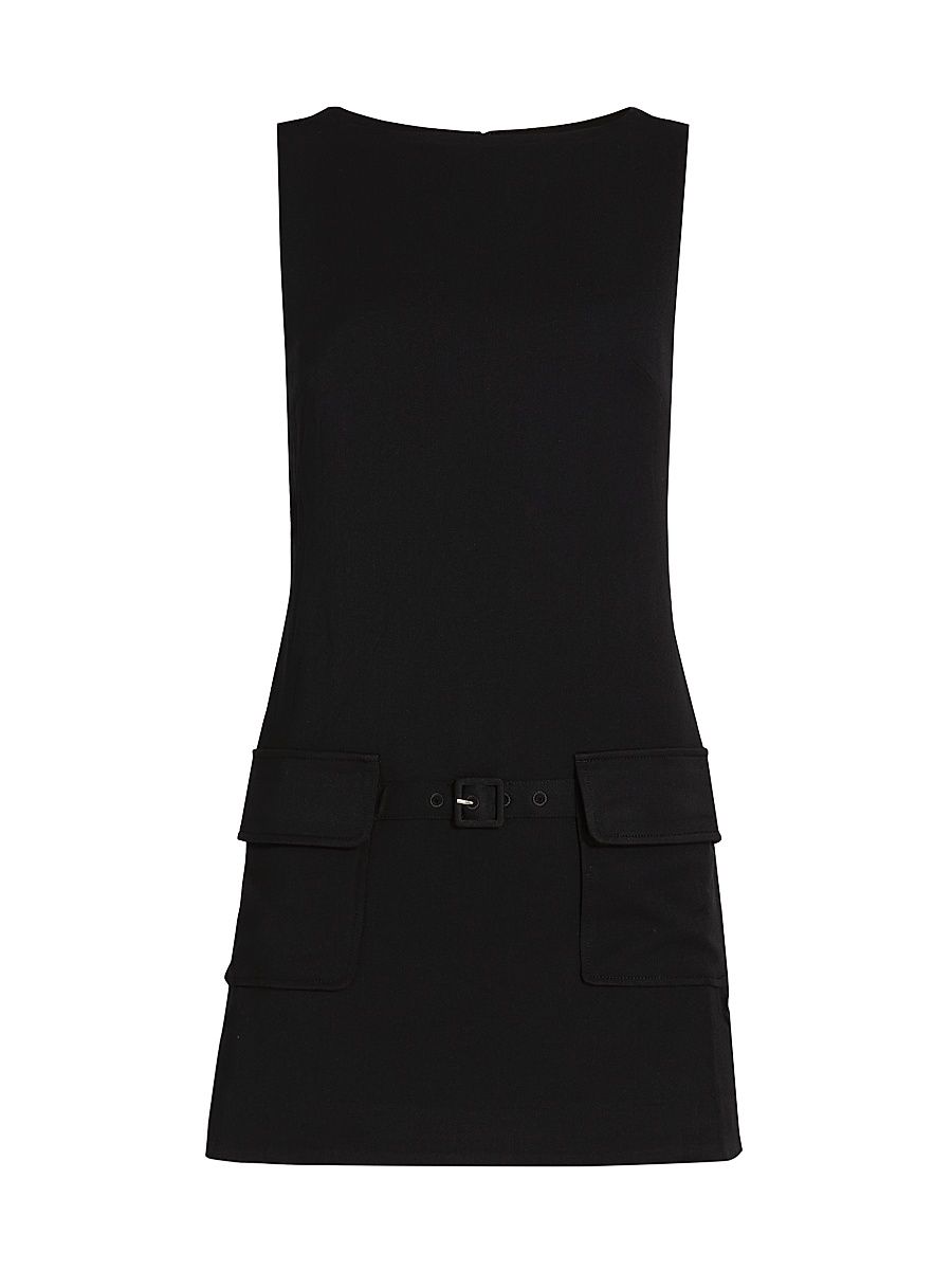Women's Shelia Sheath Minidress - Black - Size Large
