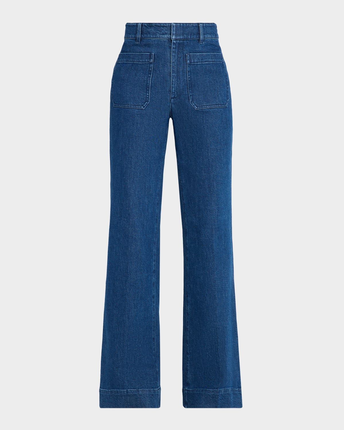 Nicole Mid-Rise Denim Bootcut Pants