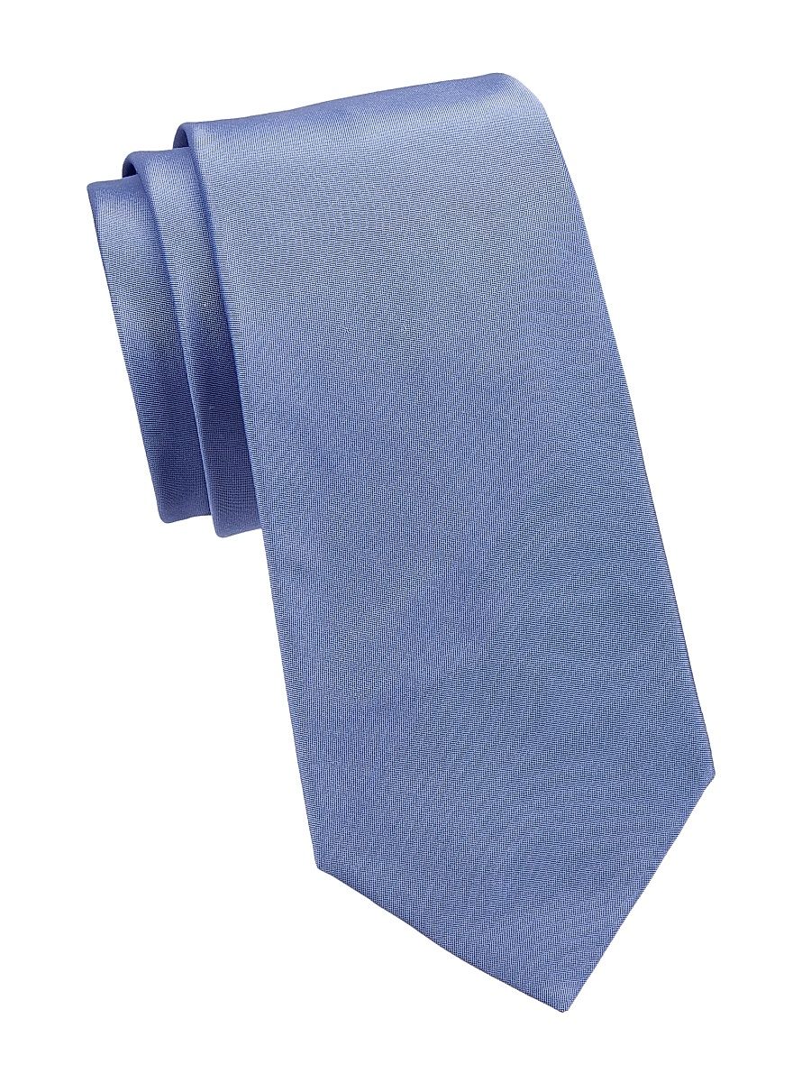 Men's Woven Silk Tie - Light Blue