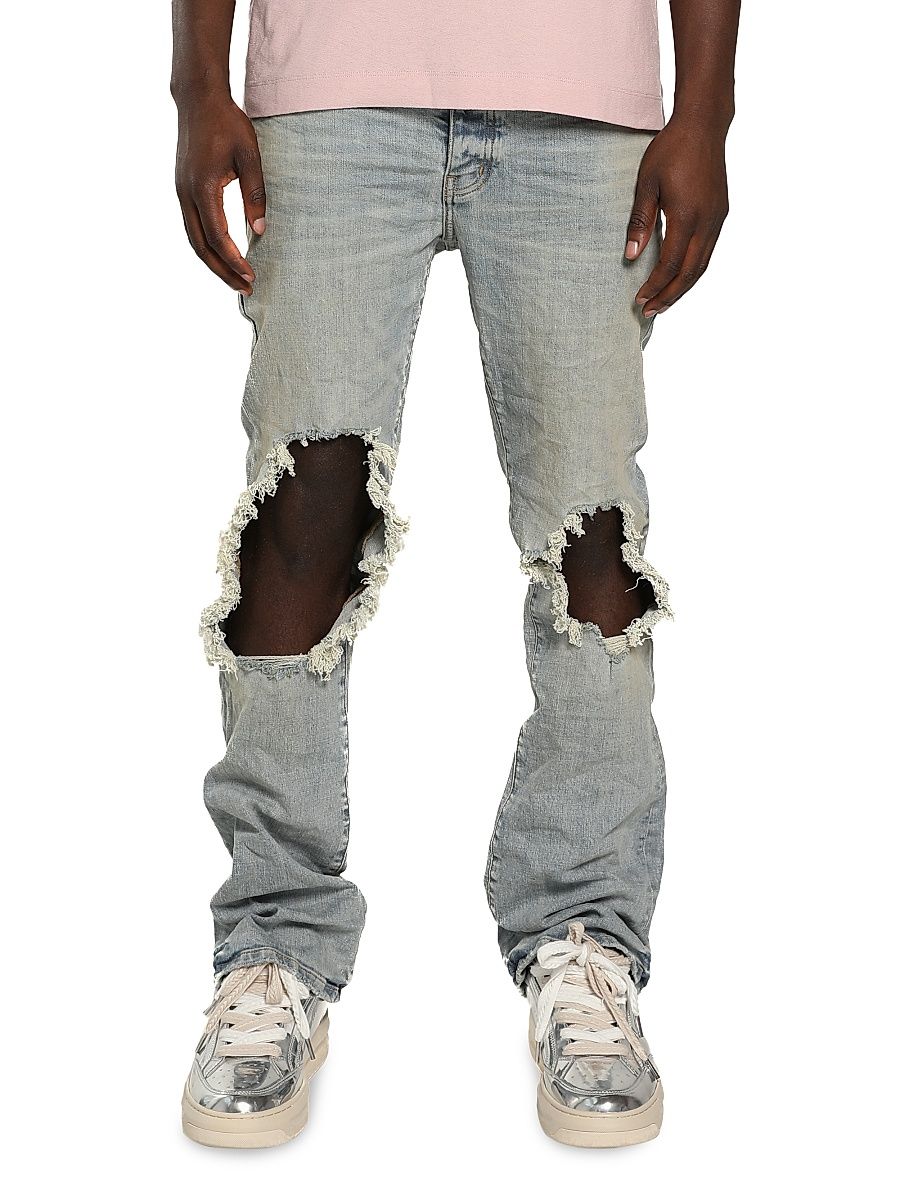 Men's Big Blowout Mid-Rise Flared Jeans - Light Indigo - Size 40