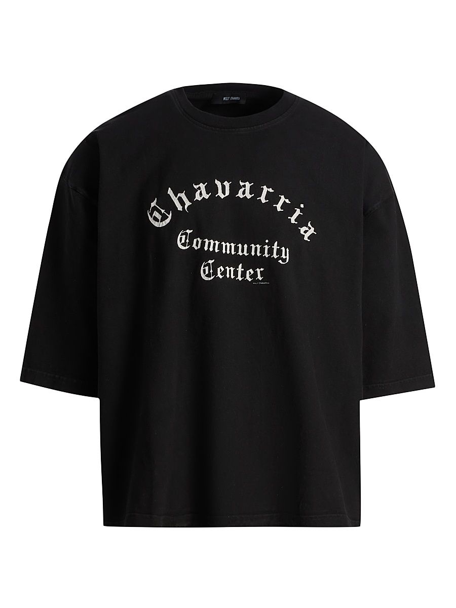 Men's Chavarria Community Center Buffalo T-Shirt - Black - Size Small