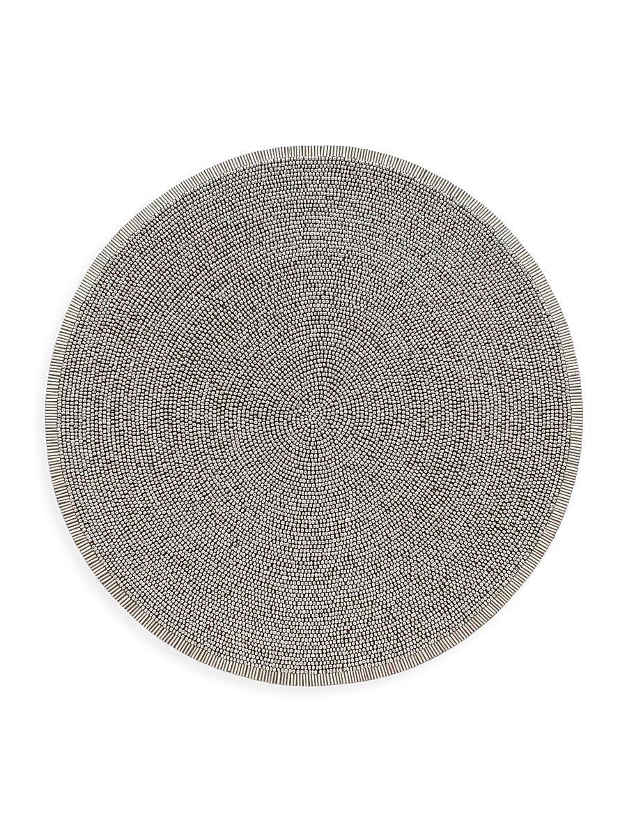 Silver Beaded Placemat