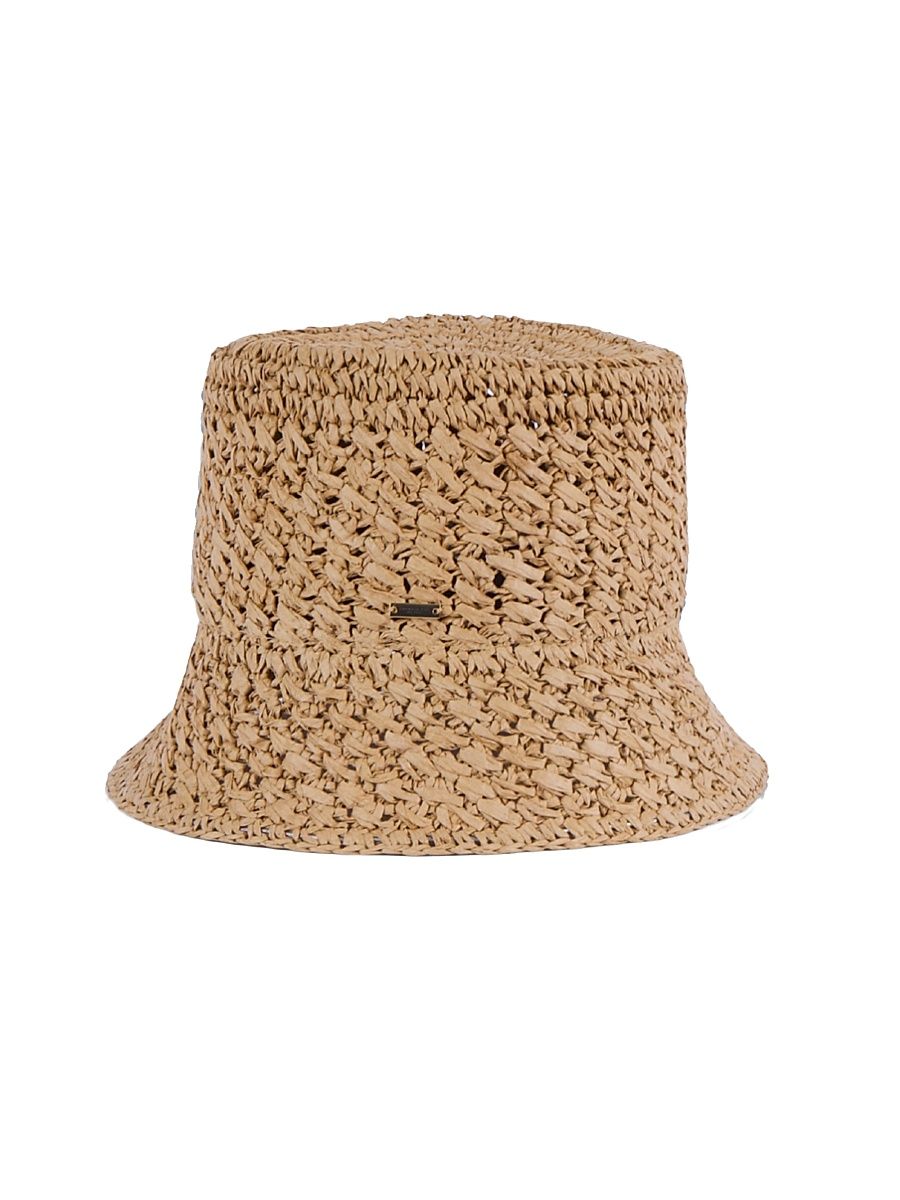 Women's Jonah Crocheted Bucket Hat - Camel