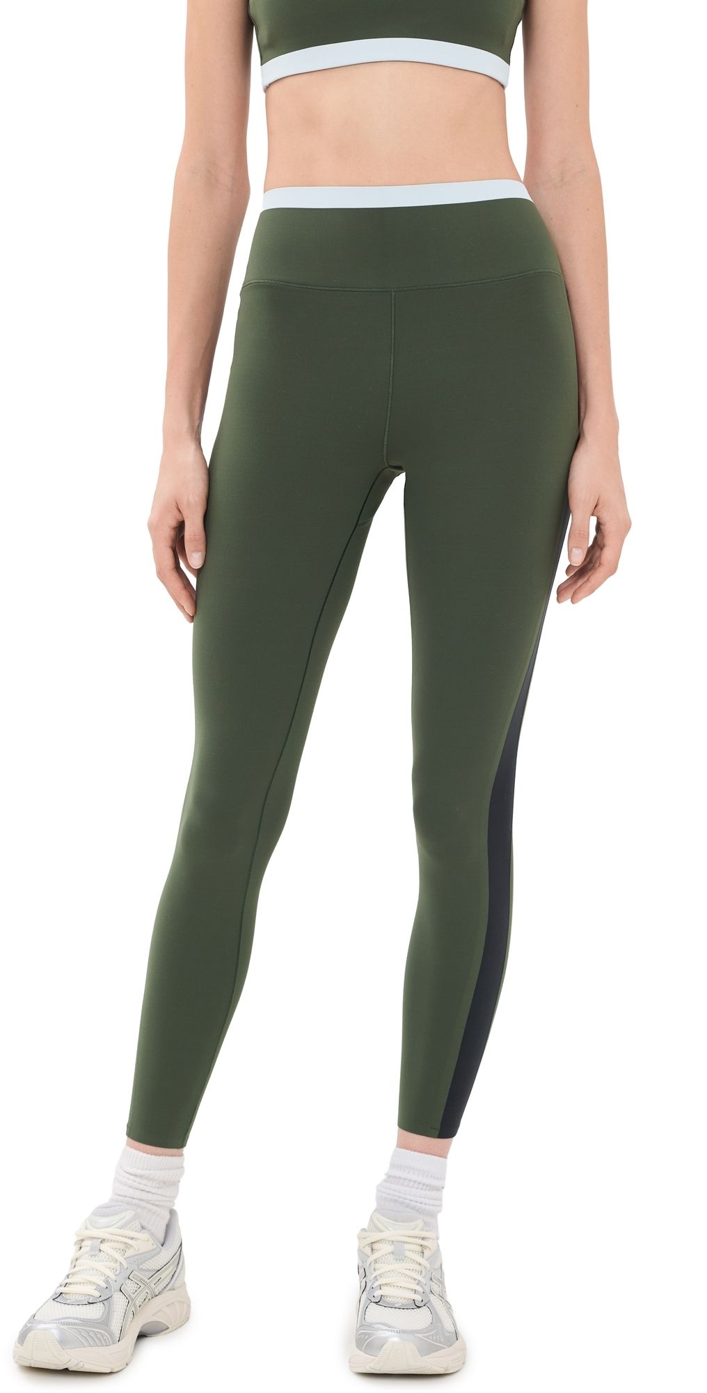 Rhone Revive Trio 7/8 Leggings Duffel Bag Green XS