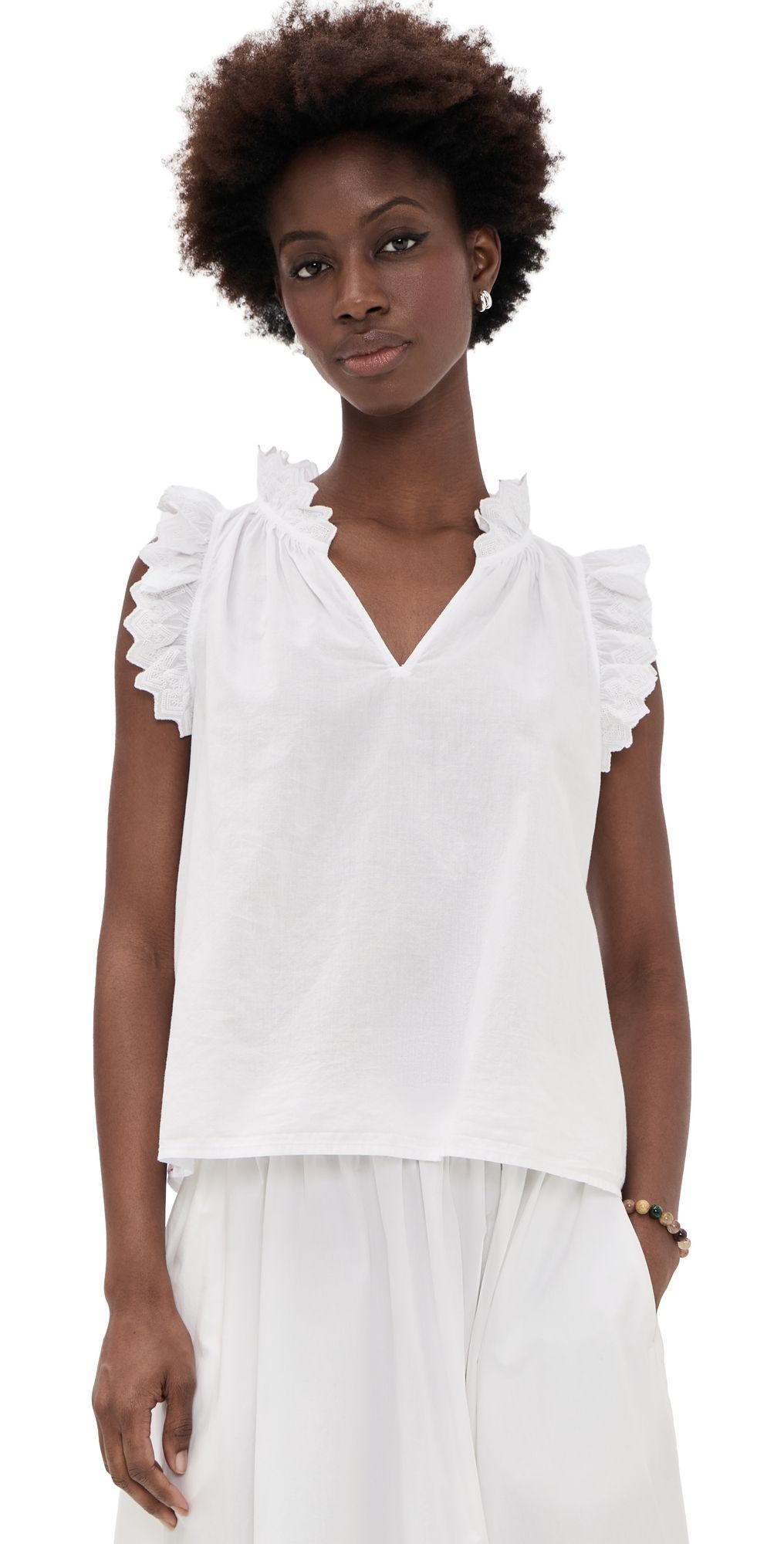 XIRENA Bexie Top White XS