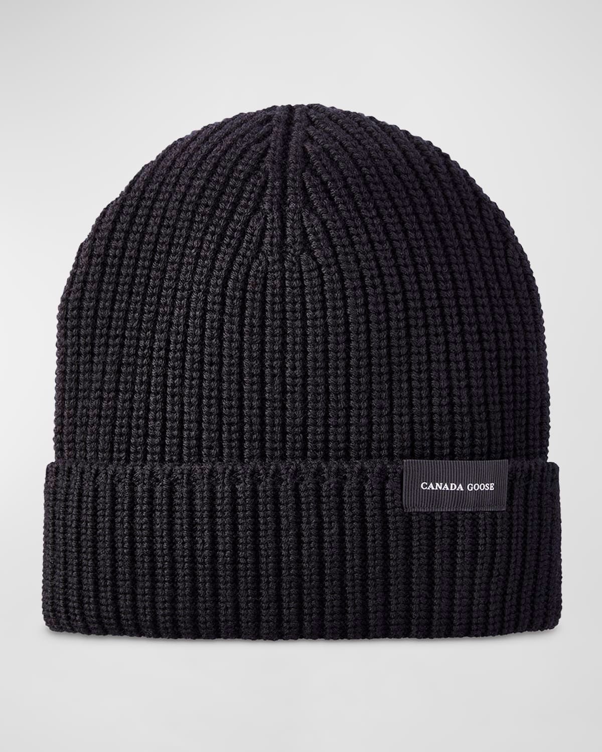 Men & apos;s Wordmark Rib-Knit Toque Beanie Hat