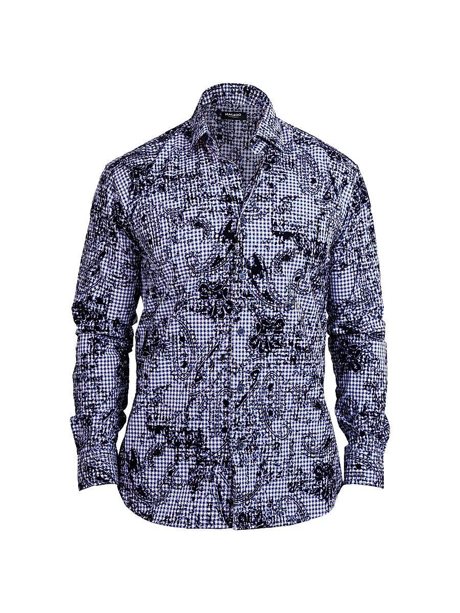 Men's Fibonacci Ascension Shirt - Blue - Size XXXXL