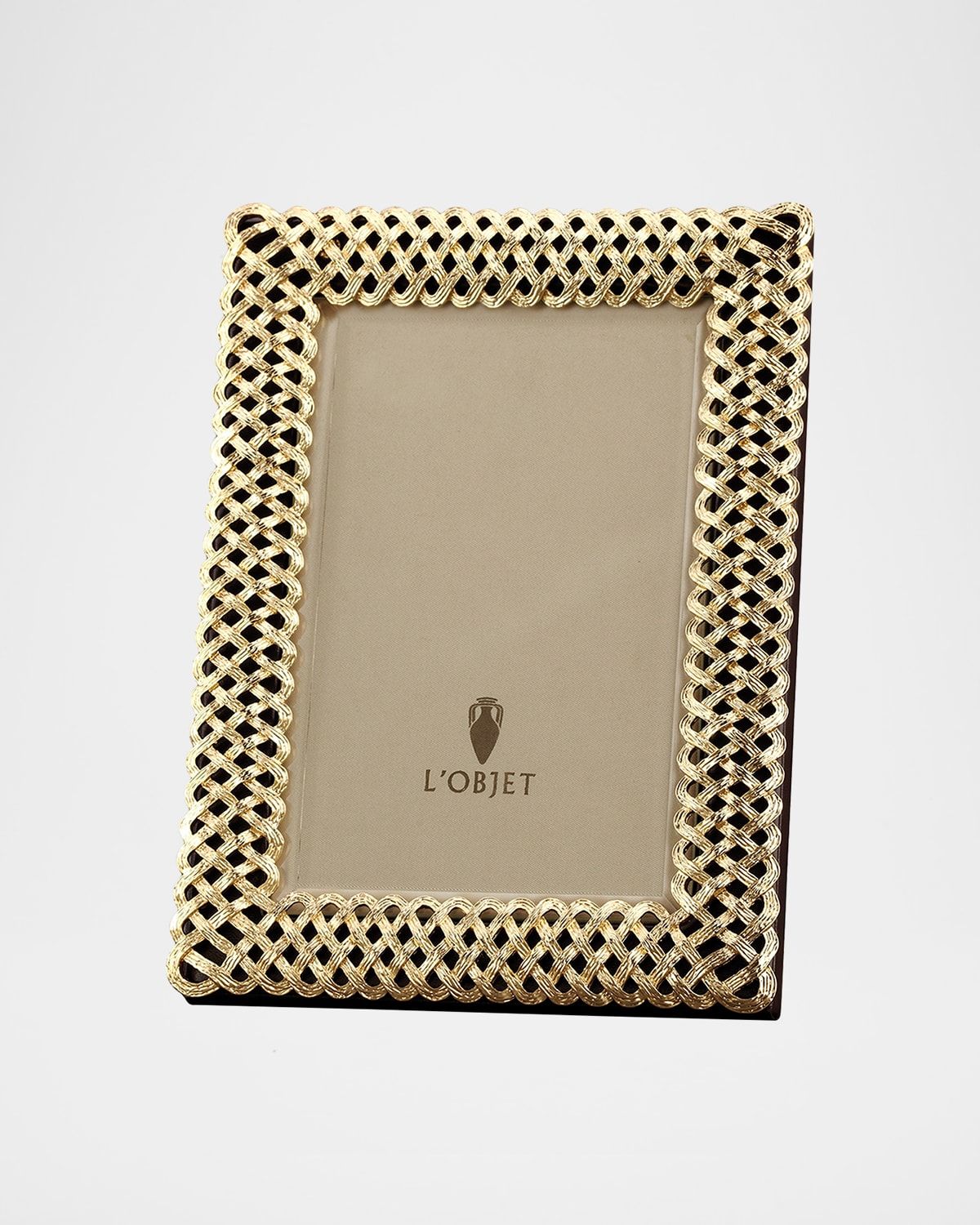 Gold Braid 4" x 6" Picture Frame