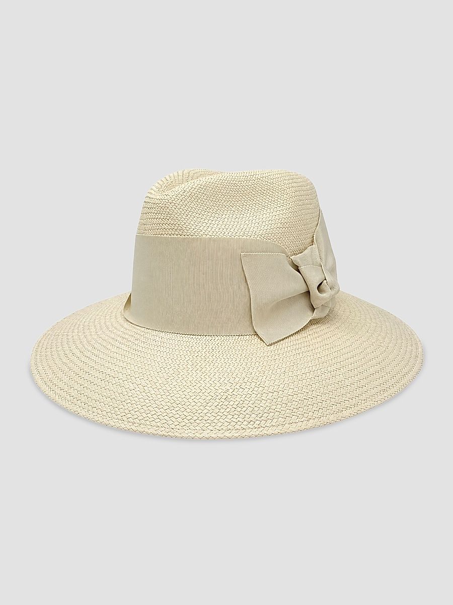 Women's Jasmine Straw Sun Hat - Bone - Size Small