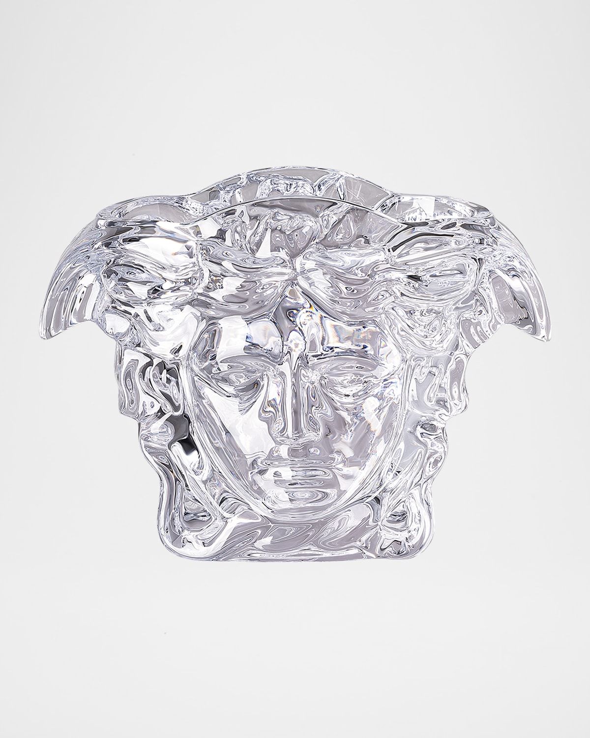 Medusa Grande Vase in Crystal - 6"