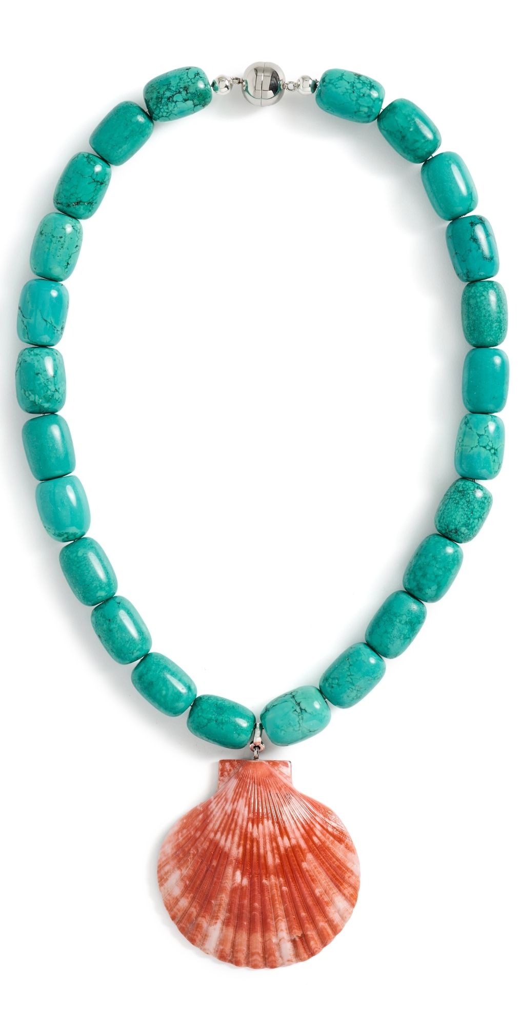 Julietta Verti Necklace Turquoise Green/Orange One Size