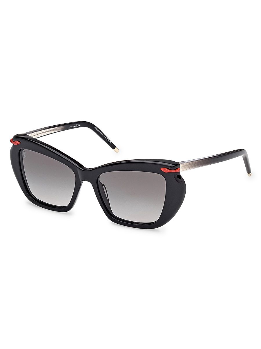 Women's 53MM Square Sunglasses - Black