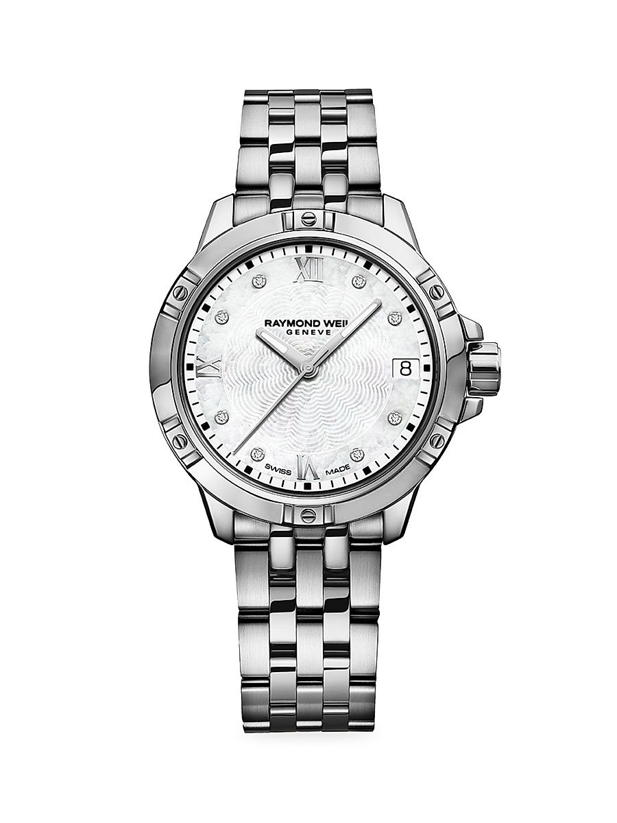 Women's Tango Diamond & Stainless Steel Bracelet Watch - Silver