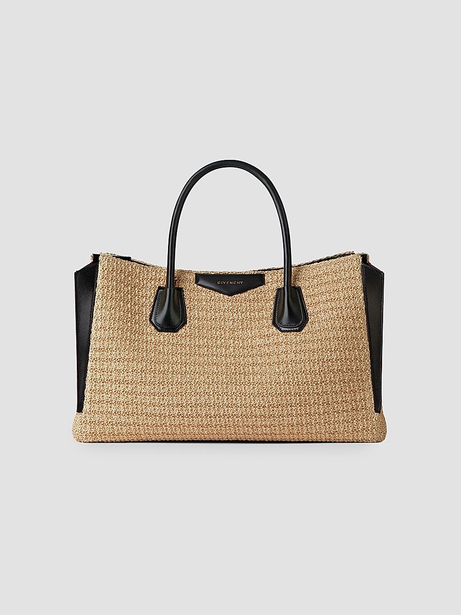 Givenchy Women's Medium Antigona Catchall Top Handle Bag - Natural Black