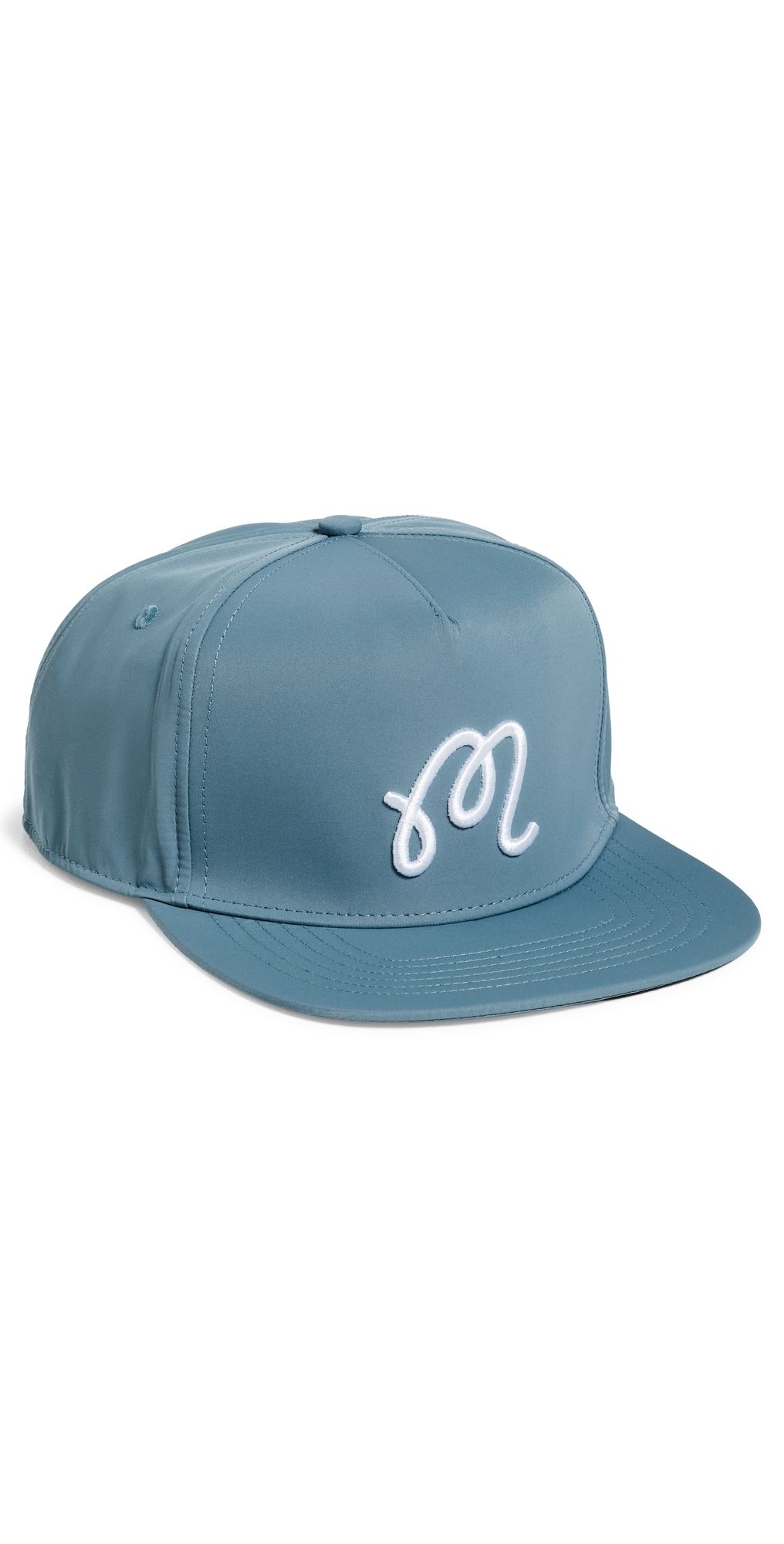 Malbon Snapback Cap Aegean Blue One Size