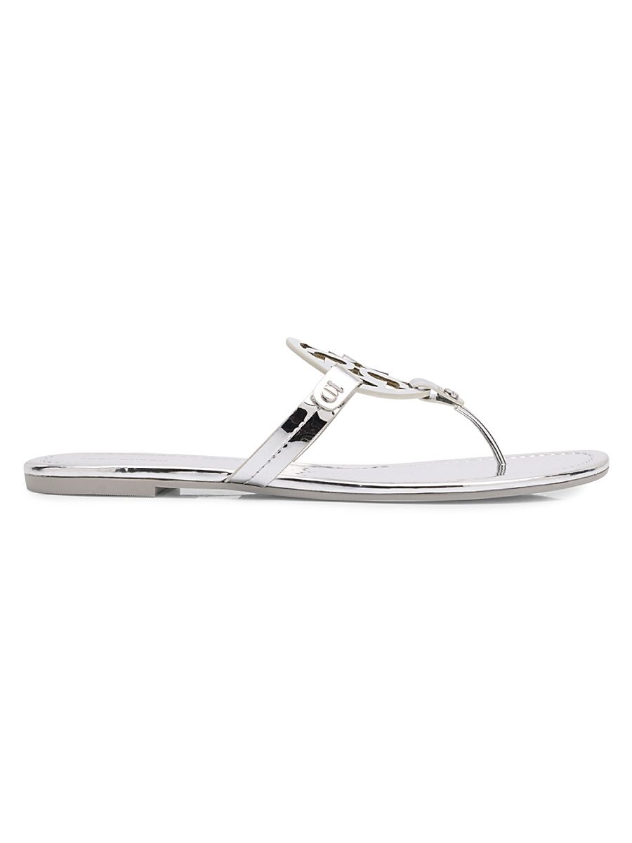 Women's Miller Metallic Sandals - Silver - Size 7