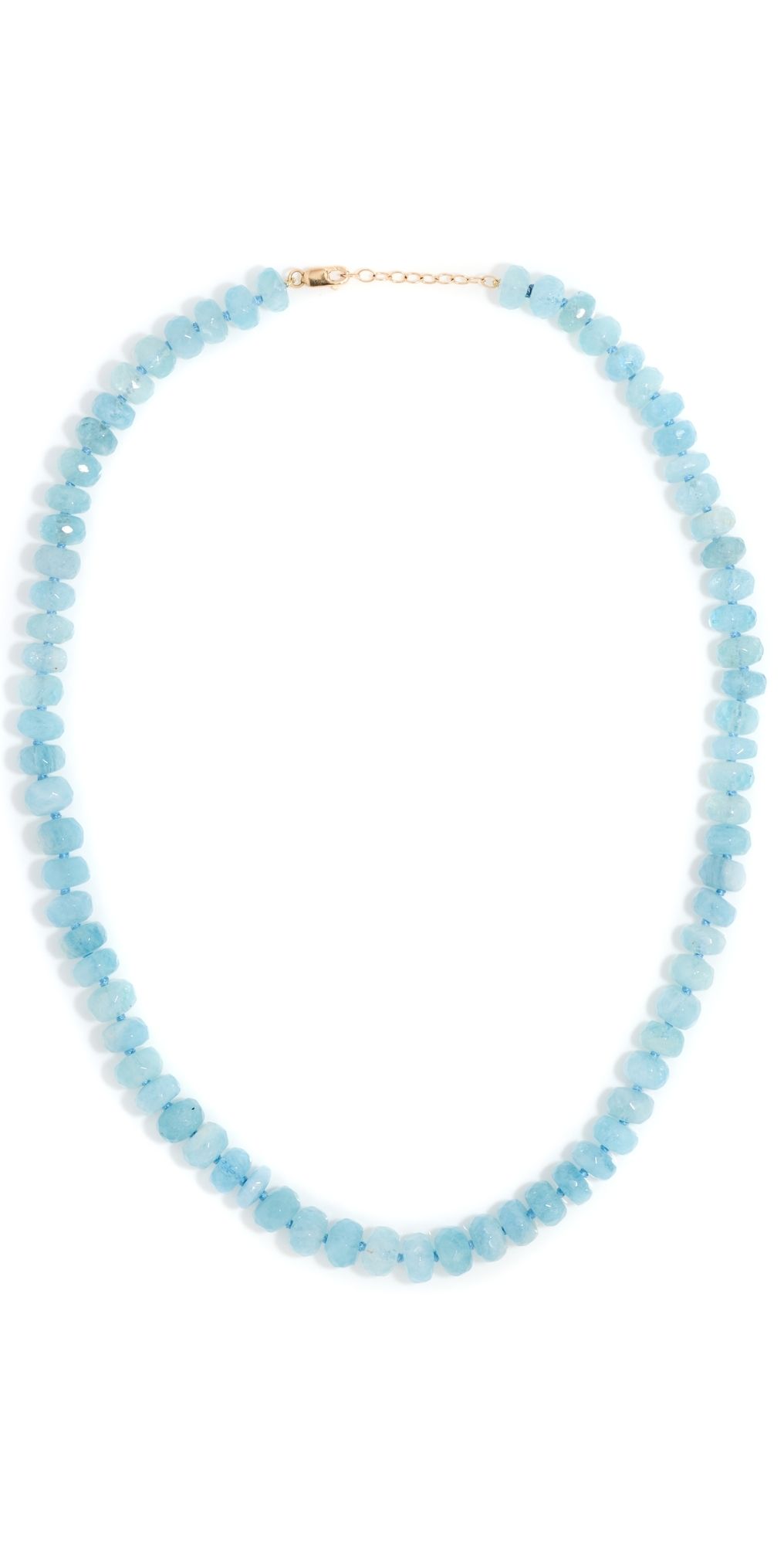 JIA JIA 14k Aquamarine Crystal Necklace Aqua One Size