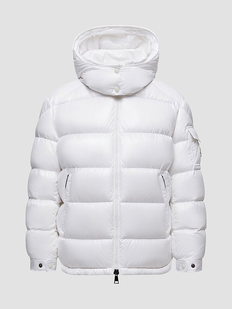 Moncler Women's Maire Puffer Jacket - Off White - Size XXL