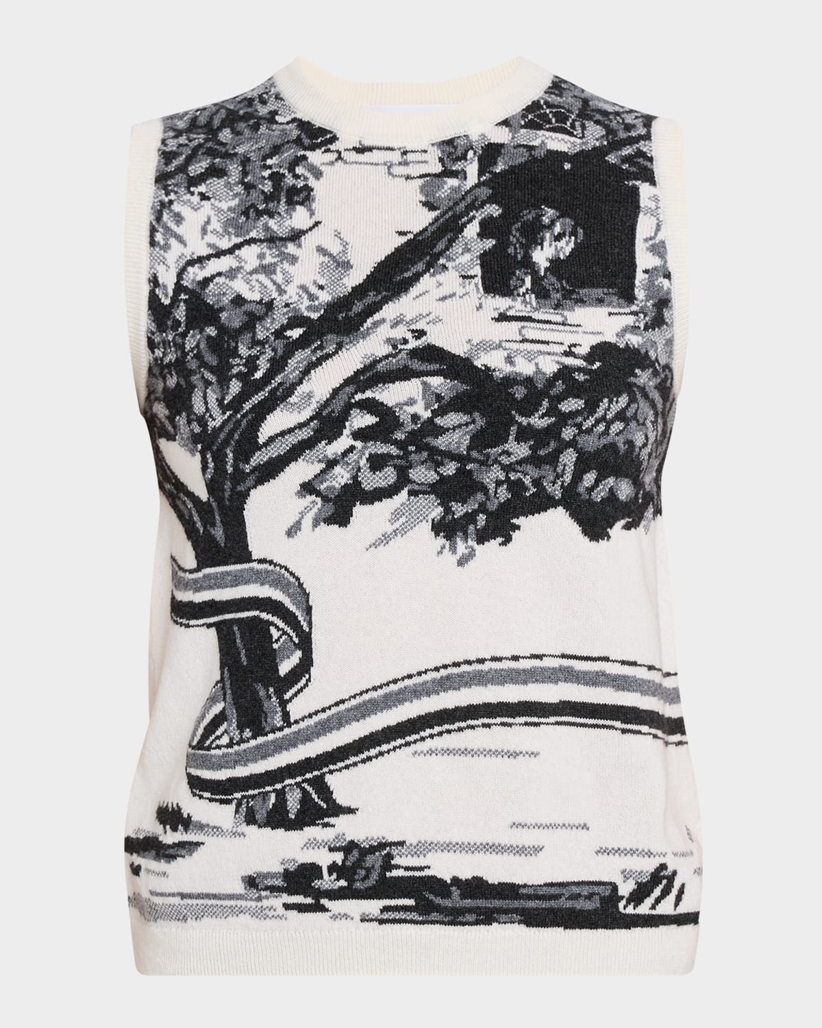 Hector Toile Cashmere Tank Top