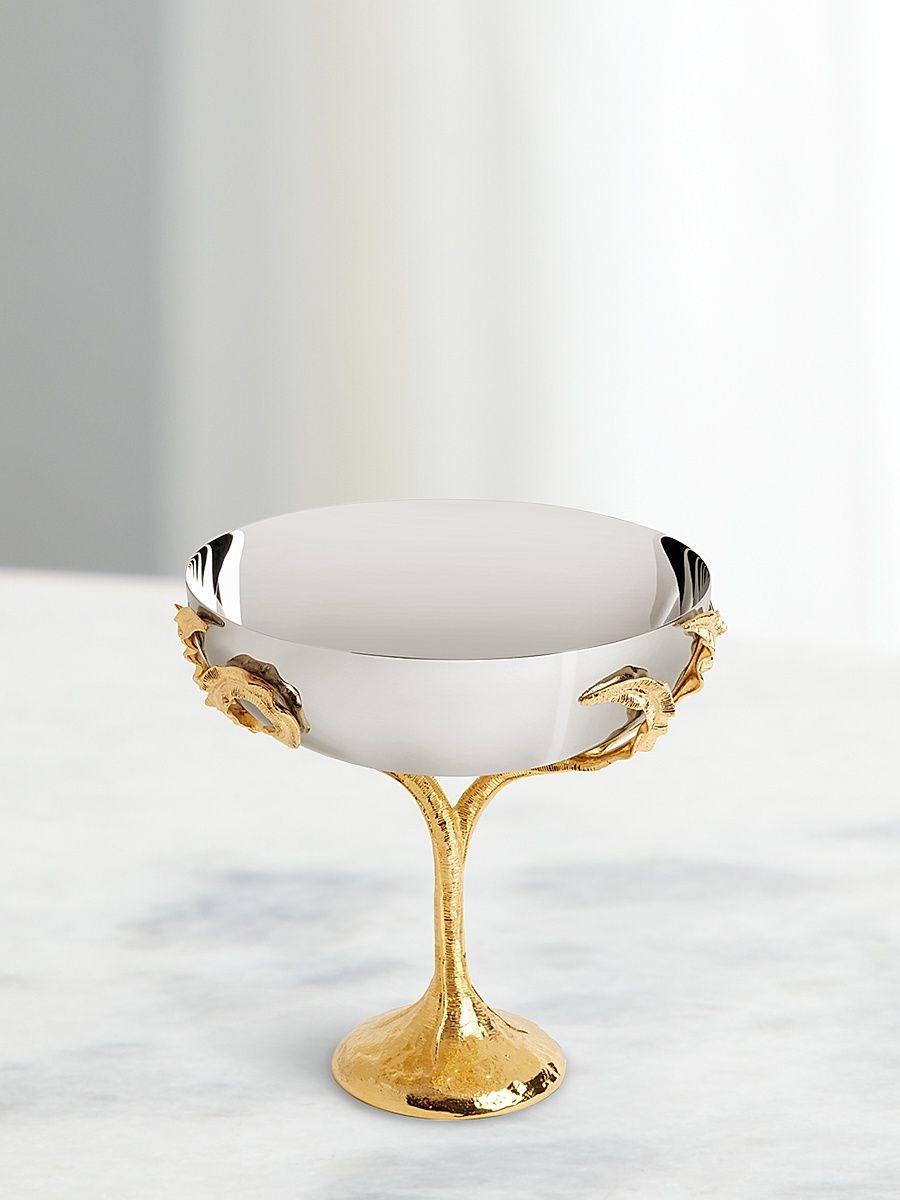 Fern Stand Bowl - Yellow Grey