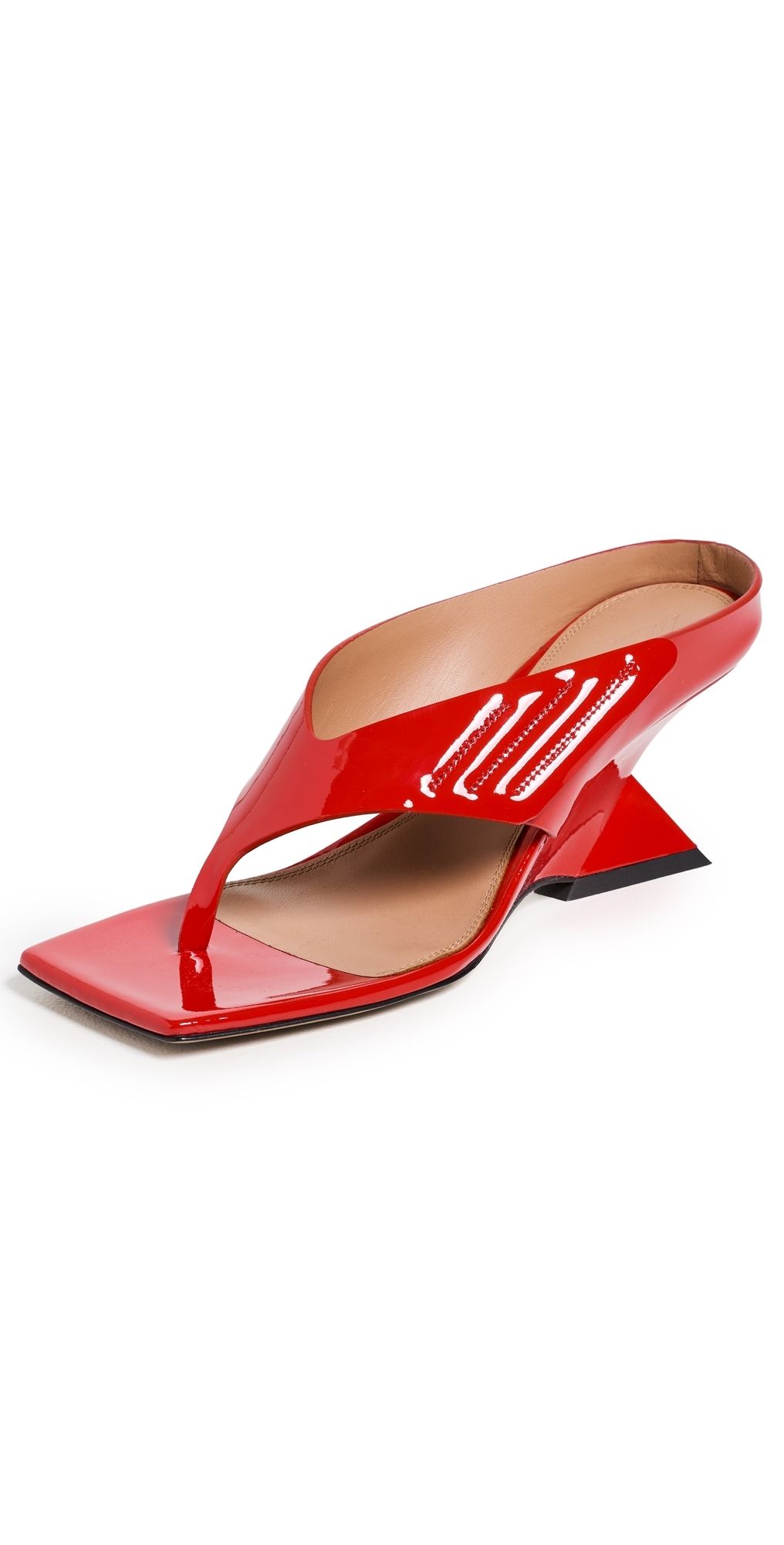 The Attico Cheope Sandals Red 35