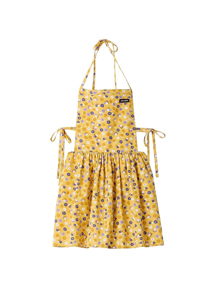 Women's Poplin Dress - Yellow - Size 2