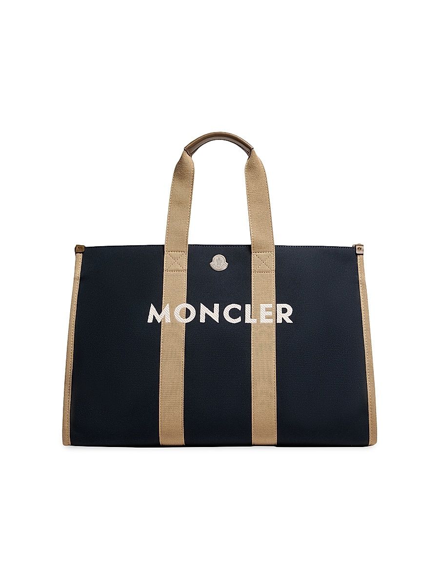 Men's Duffle Bag in Canvas - Navy Blue