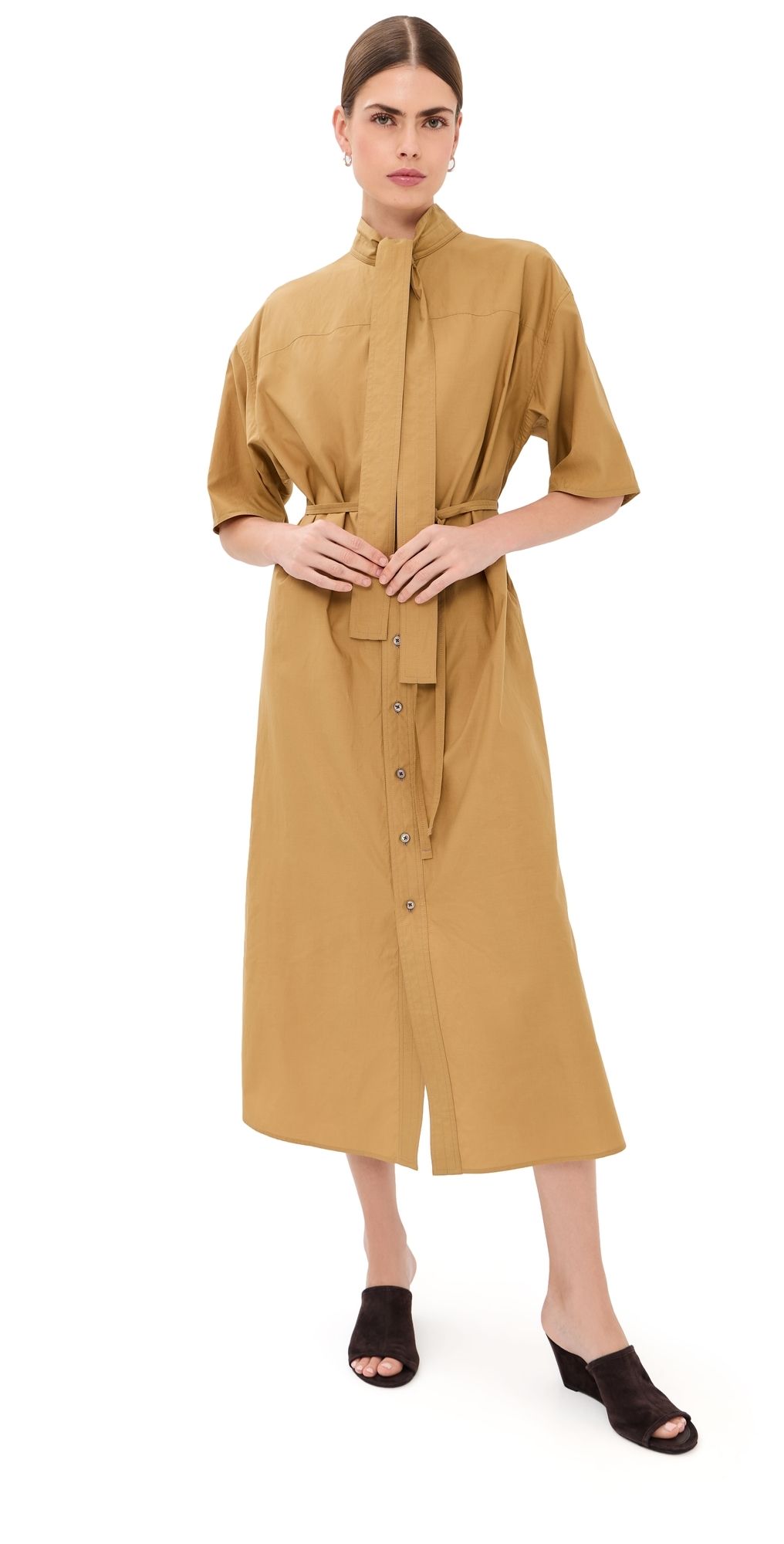 Lemaire Reversible Tube Dress Cumin 38