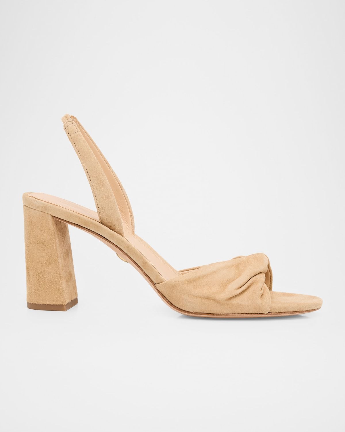 75mm Tullia Suede Block-Heel Sandals