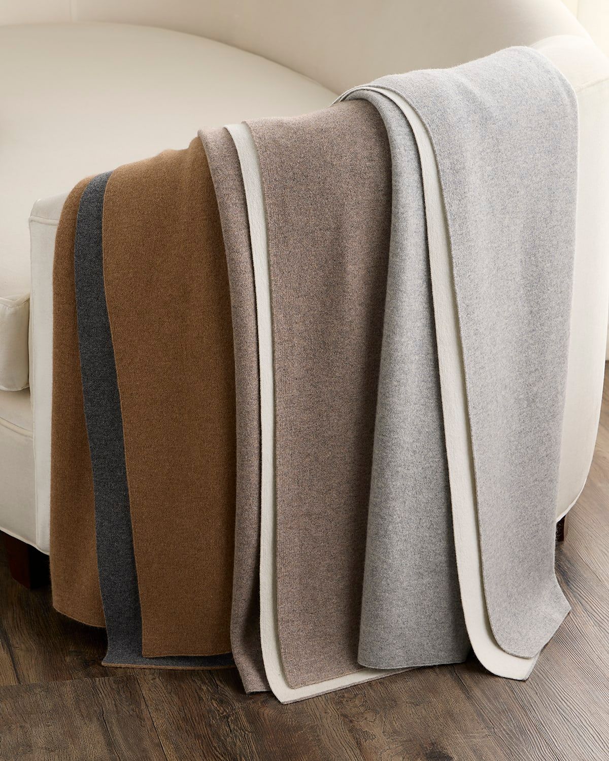 Double-Face Cashmere Throw