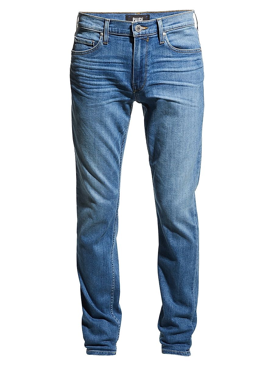 Men's Lennox Stretch Slim-Fit Jeans - Medium Blue - Size 40