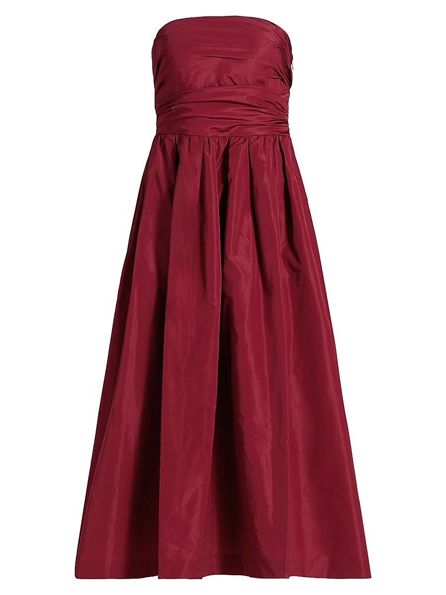 Women's Mina Strapless Cocktail Dress - Smoked Paprika - Size 14