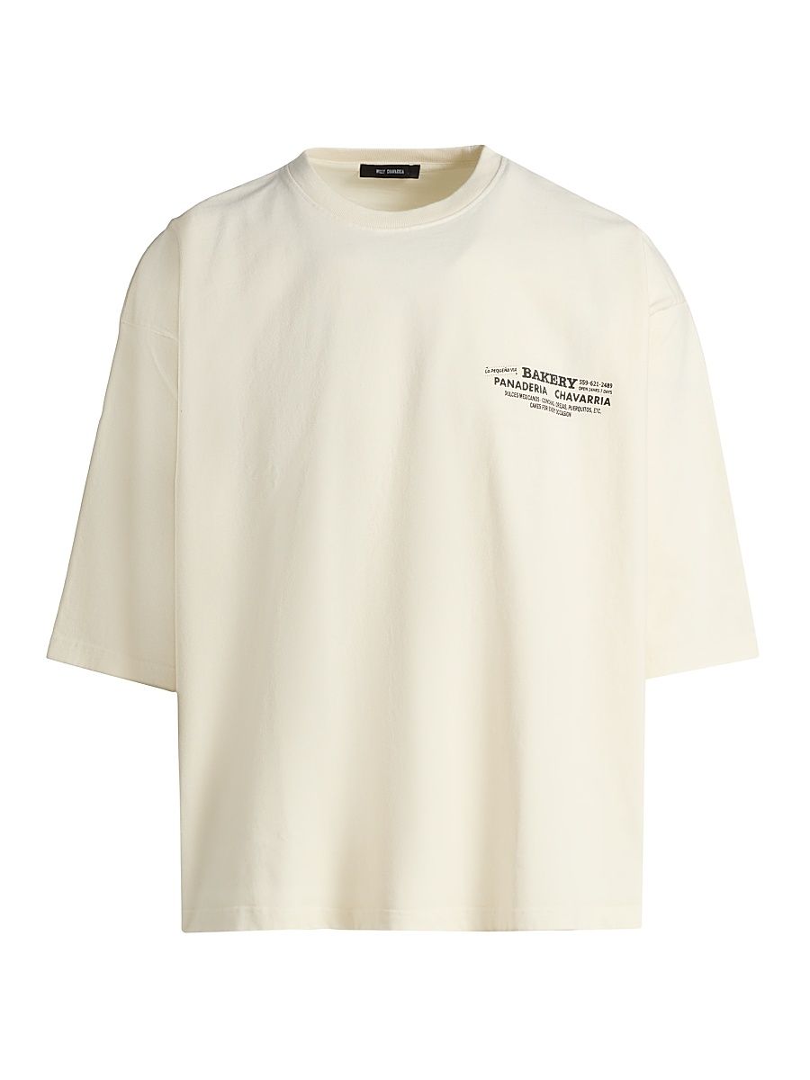 Men's Panaderia Chavarria Buffalo T-Shirt - White - Size Small