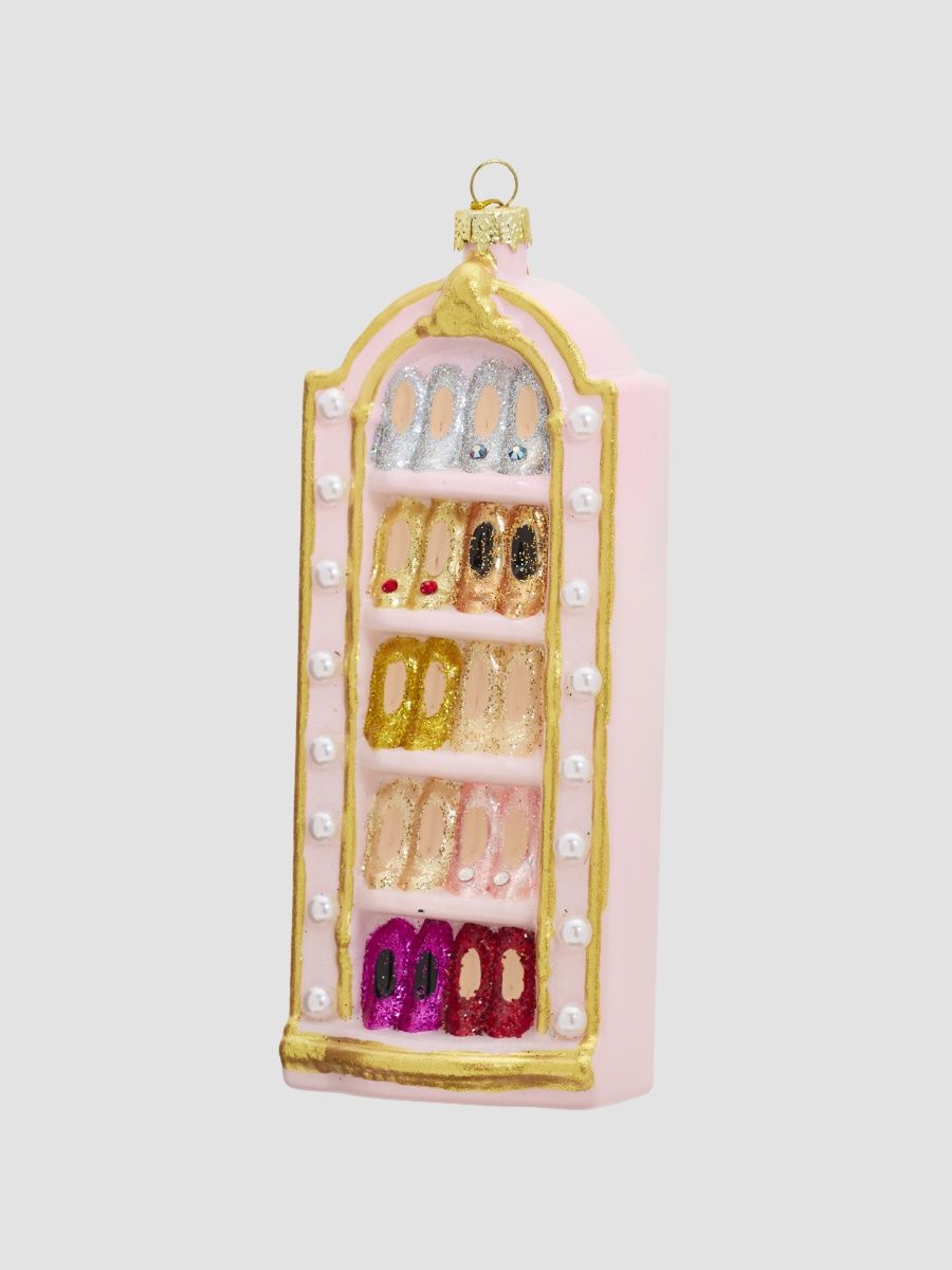 Cody Foster & Co Glass Shoe Closet Ornament