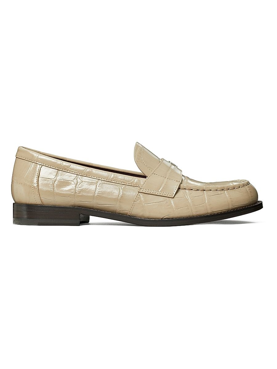 Women's Classic Leather Loafers - Stormy Gray - Size 9.5