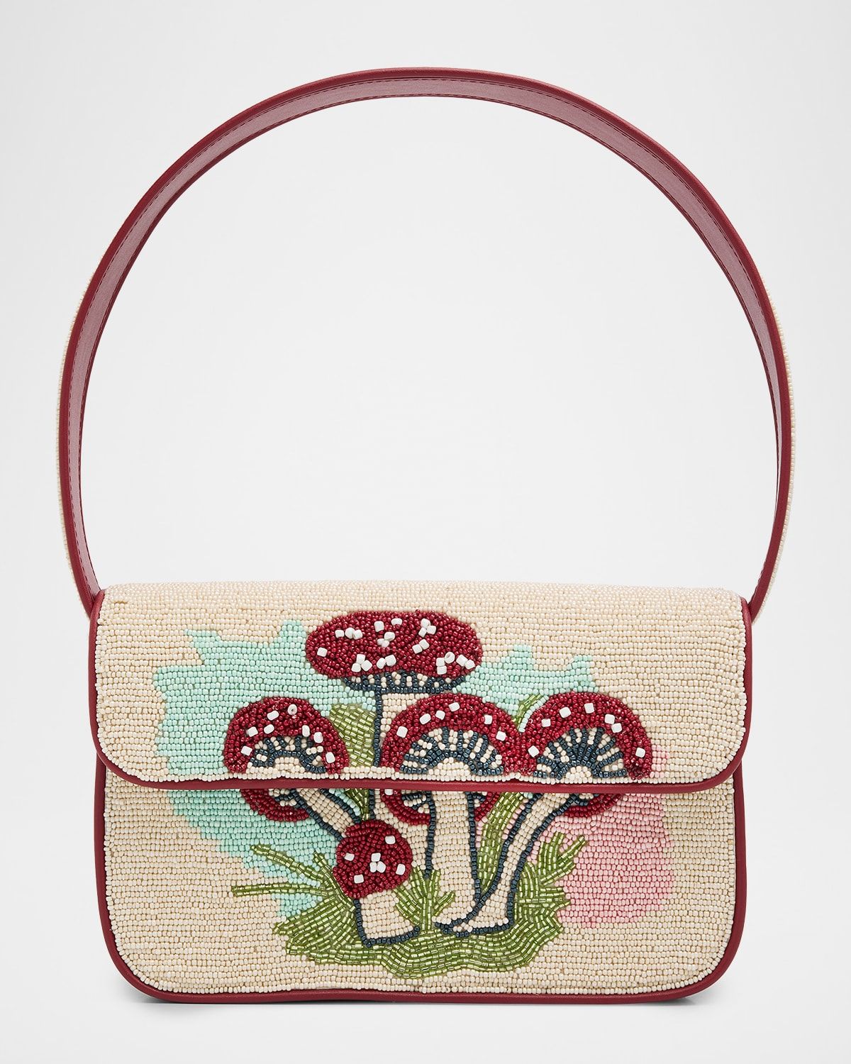 Tommy Beaded Rayon Shoulder Bag