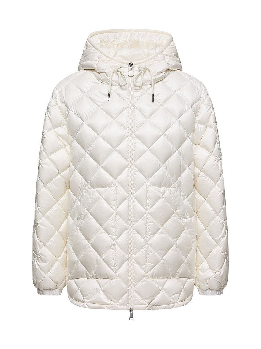 Women's Puffer Jacket - White - Size 10