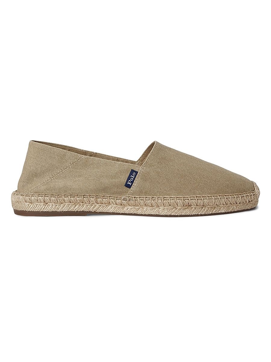Men's Cevio Canvas Espadrilles - Coastal Beige - Size 9.5