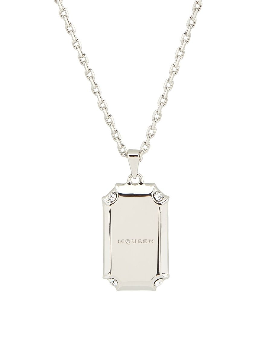 Men's Dapper Pendant Necklace - Crystal Strass